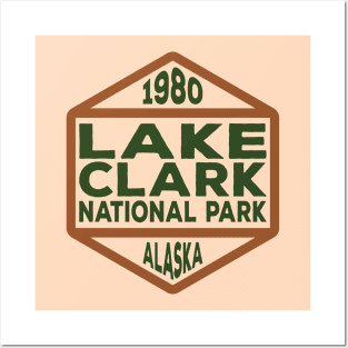 Lake Clark National Park and Preserve badge Posters and Art